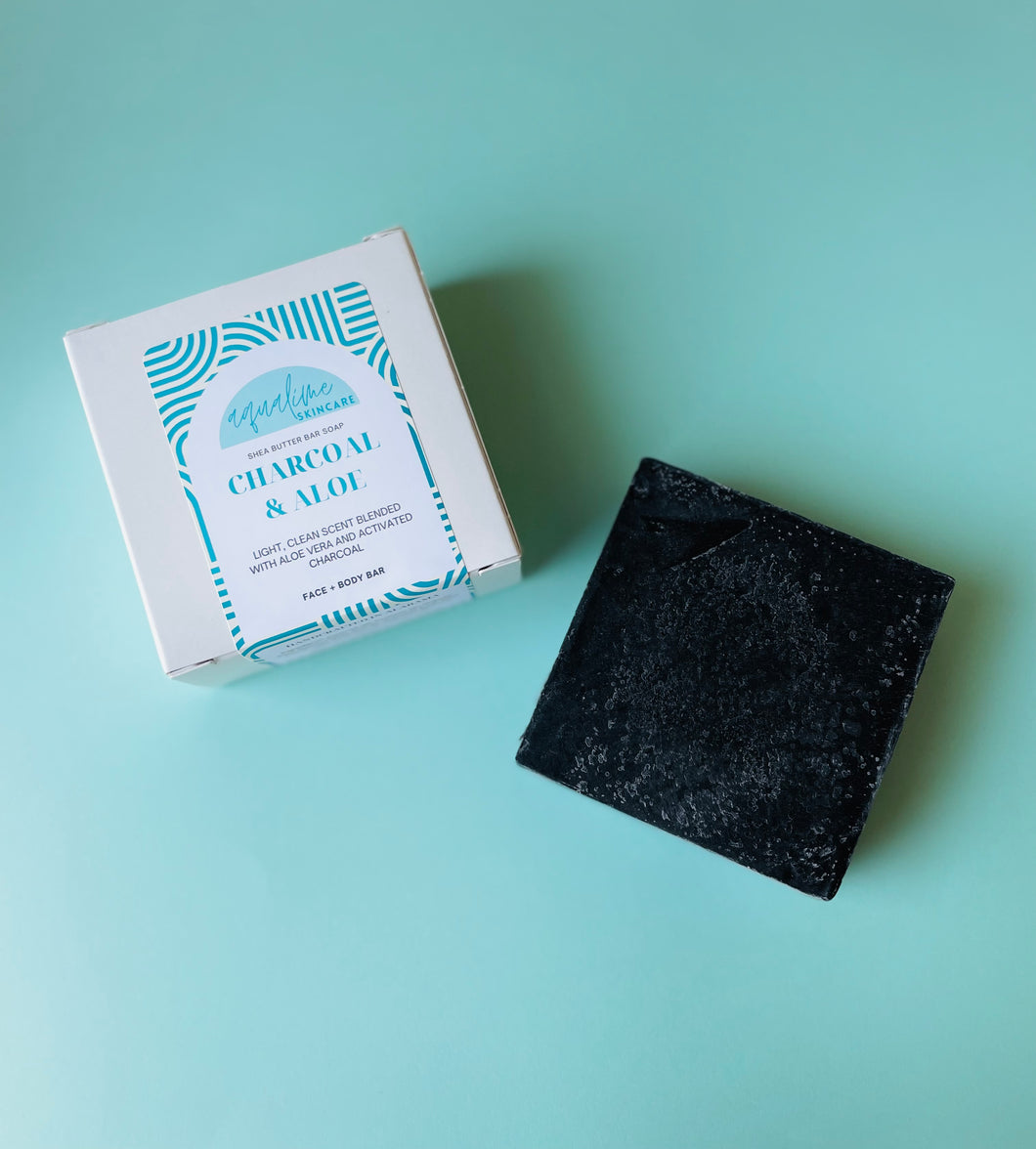 Charcoal + Aloe Face and Body Bar Soap