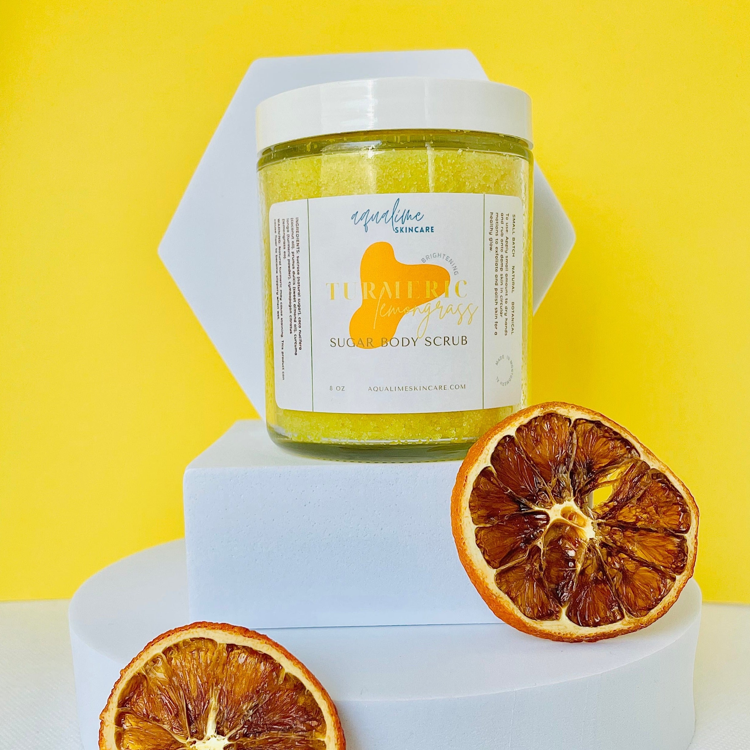 Turmeric Lemongrass Sugar Scrub
