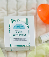 Load image into Gallery viewer, Basil + Spearmint Soap Bar