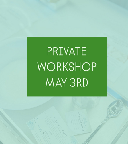 Private Sugar Scrub Workshop Registration - May 3rd