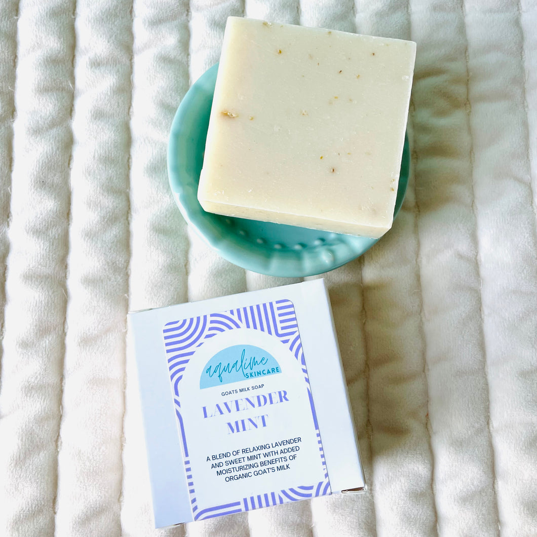 Lavender Mint Goat’s Milk Soap Bar