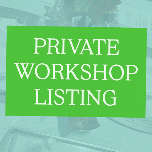 Private Workshop Registration - 9/26 K. Besteder
