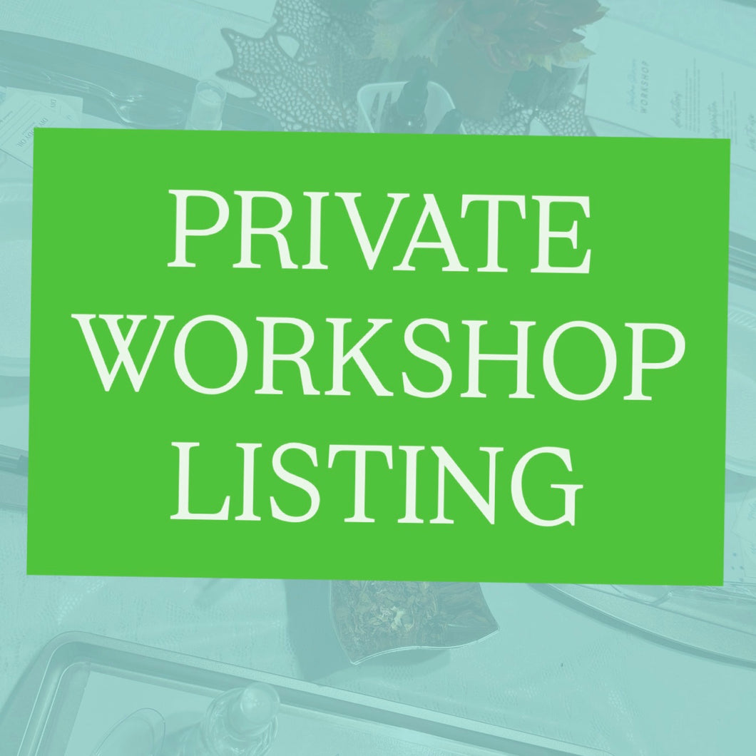 Private Workshop Registration - 9/26 K. Besteder
