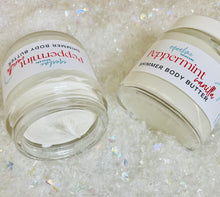 Load image into Gallery viewer, Peppermint Vanilla Shimmering Whipped Body Butter