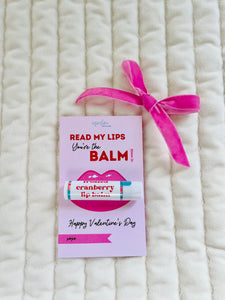 Valentine’s Day Lip Balm Card