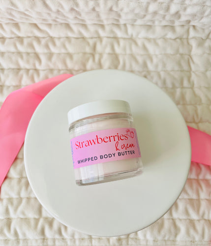 Strawberries & Cream Whipped Body Butter