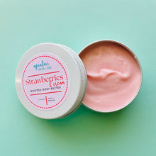 Load image into Gallery viewer, Strawberries and Cream Whipped Body Butter Tins