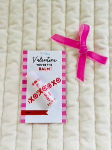 Valentine’s Day Lip Balm Card