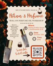 Load image into Gallery viewer, Potion &amp; Perfume: DIY Perfume Oil Workshop
