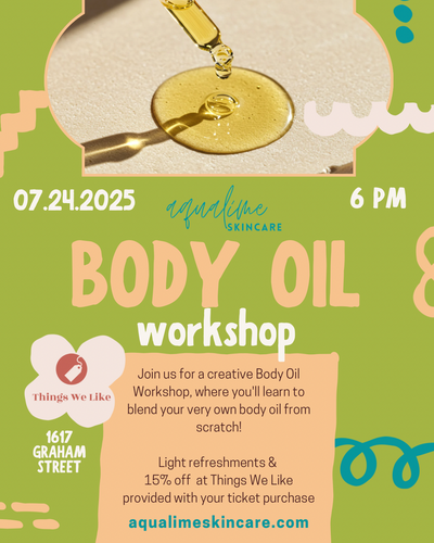 Body Oil Workshop