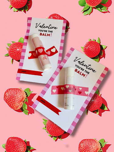 Valentine’s Day Lip Balm Card