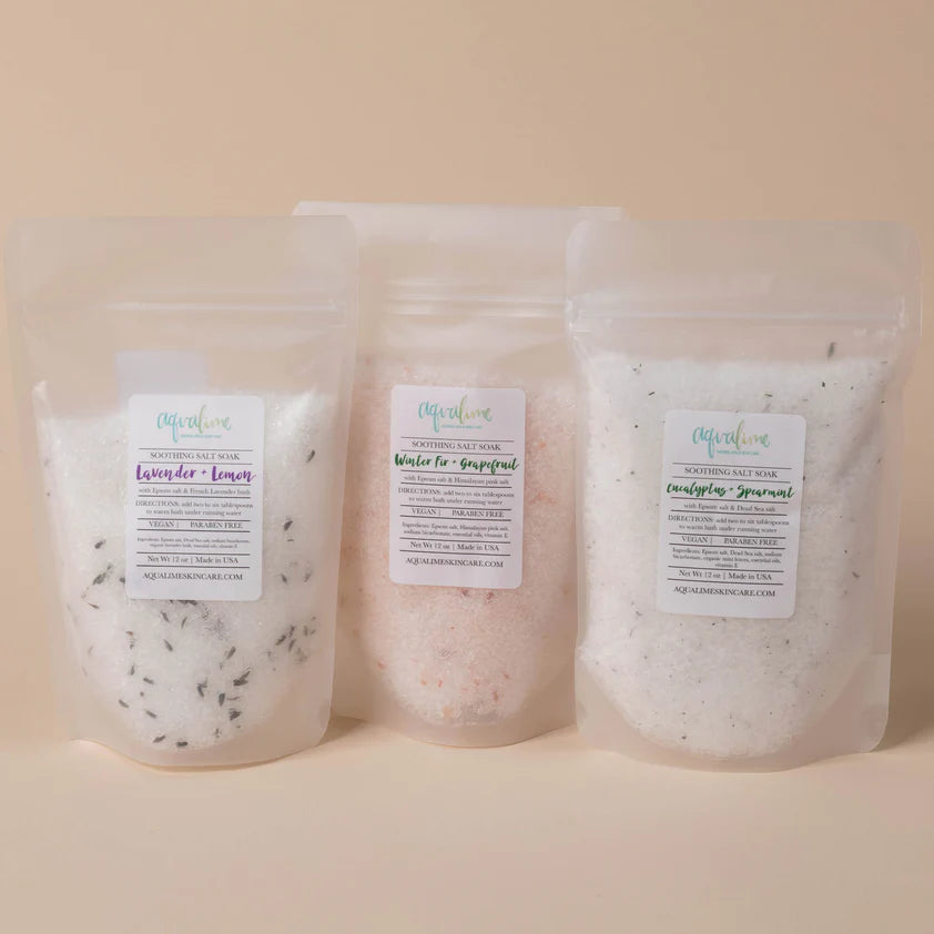 Lavender Lemon Salt Soak