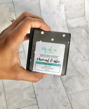 Load image into Gallery viewer, Charcoal + Aloe Face and Body Bar Soap