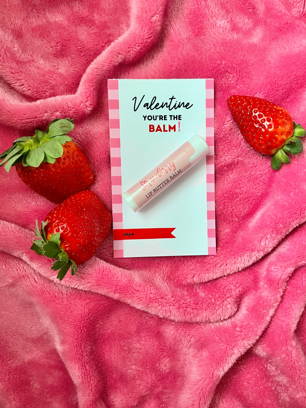 Valentine’s Day Lip Balm Card